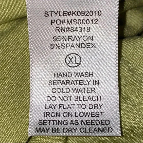 1775 Green Soft Pull Over Tee NWT Size XL ❤️ - Picture 5 of 8